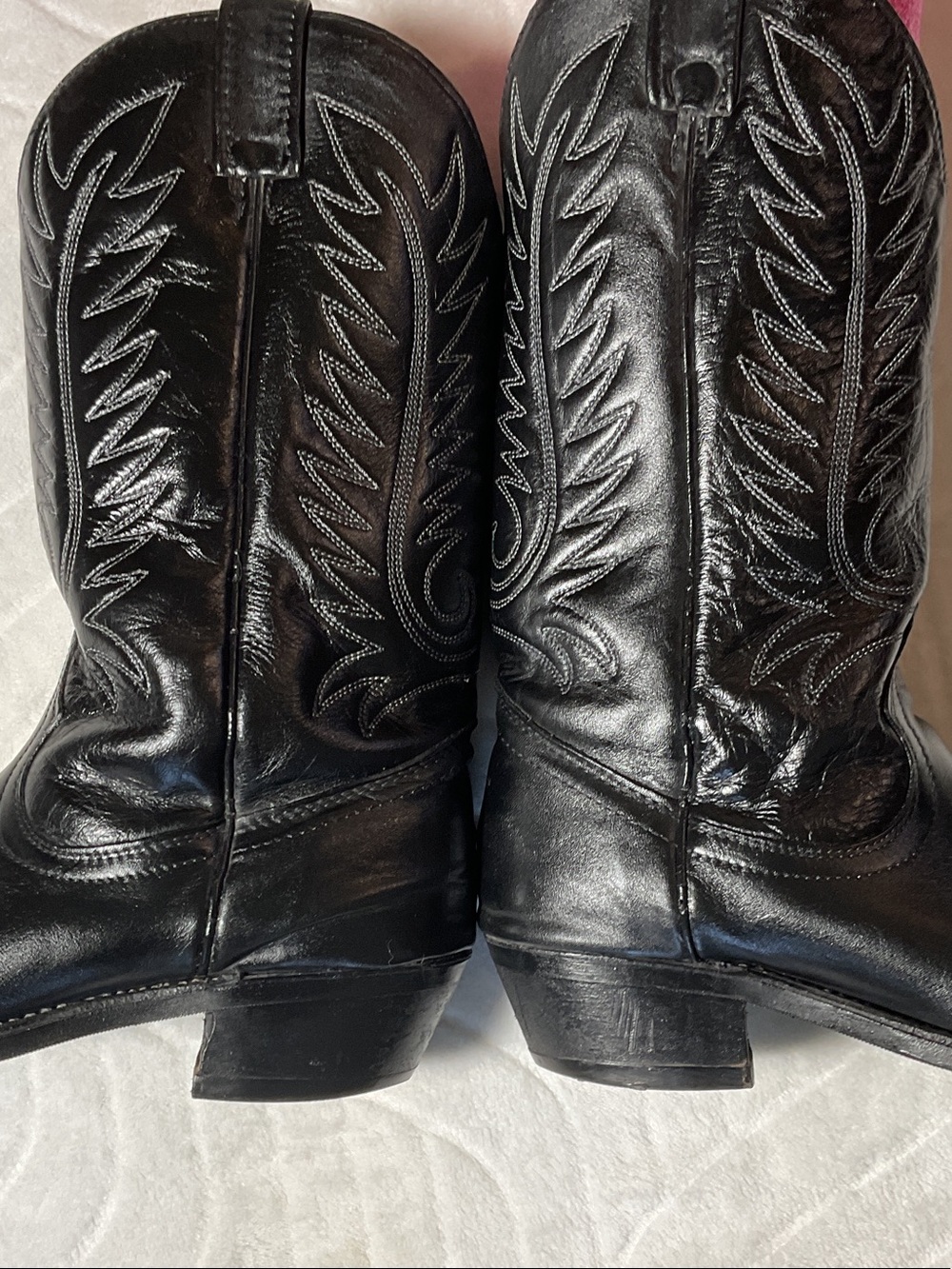 Vintage 1990 premium leather Dan post western leather cowboy boots